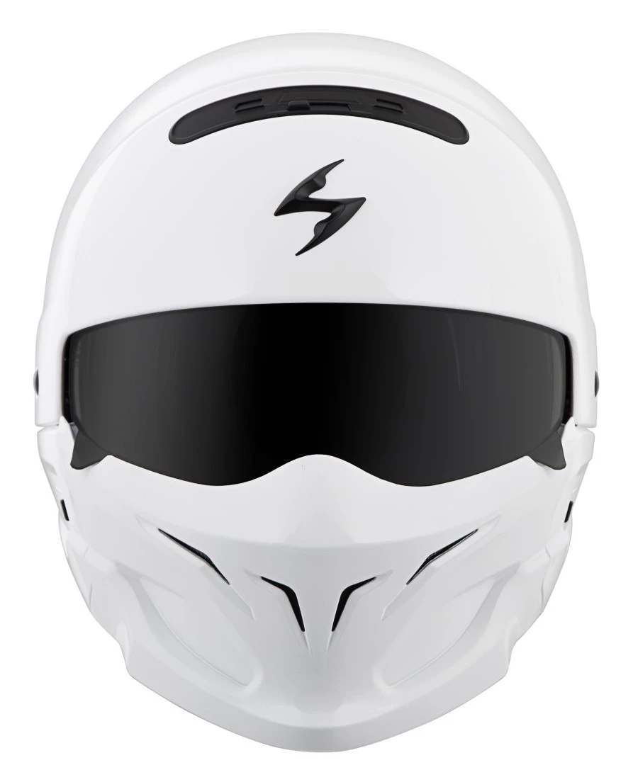 Scorpion EXO Covert White Helmet 4 Scorpion EXO Covert White Helmet - Image 2