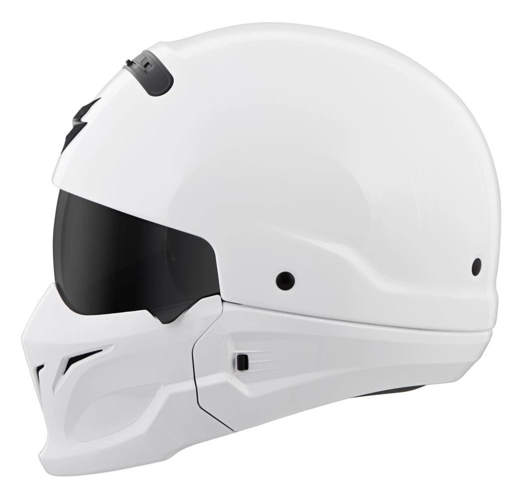 Scorpion EXO Covert White Helmet 5 Scorpion EXO Covert White Helmet - Image 3