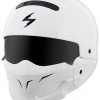 Scorpion EXO Covert White Helmet White / XL [Blemished - Very Good] -Scorpion Sales 2022 scorpion exo covert white helmet white xl blemished very good white 7 scaled