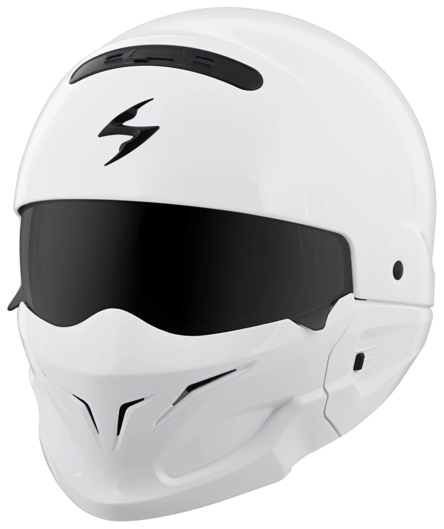 Scorpion EXO Covert White Helmet White / XL [Blemished - Very Good]