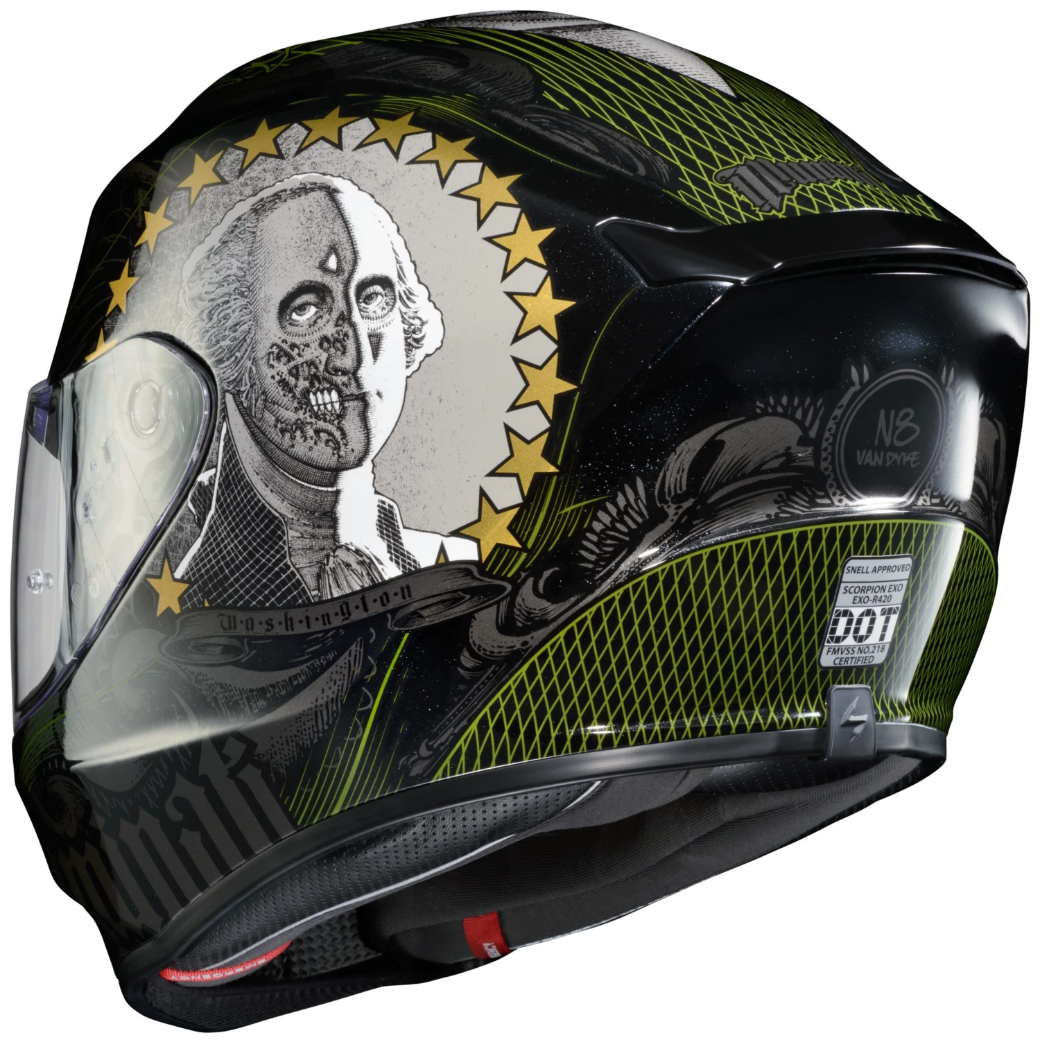 Scorpion EXO-R420 Illuminati 2 Helmet 4 Scorpion EXO-R420 Illuminati 2 Helmet - Image 2