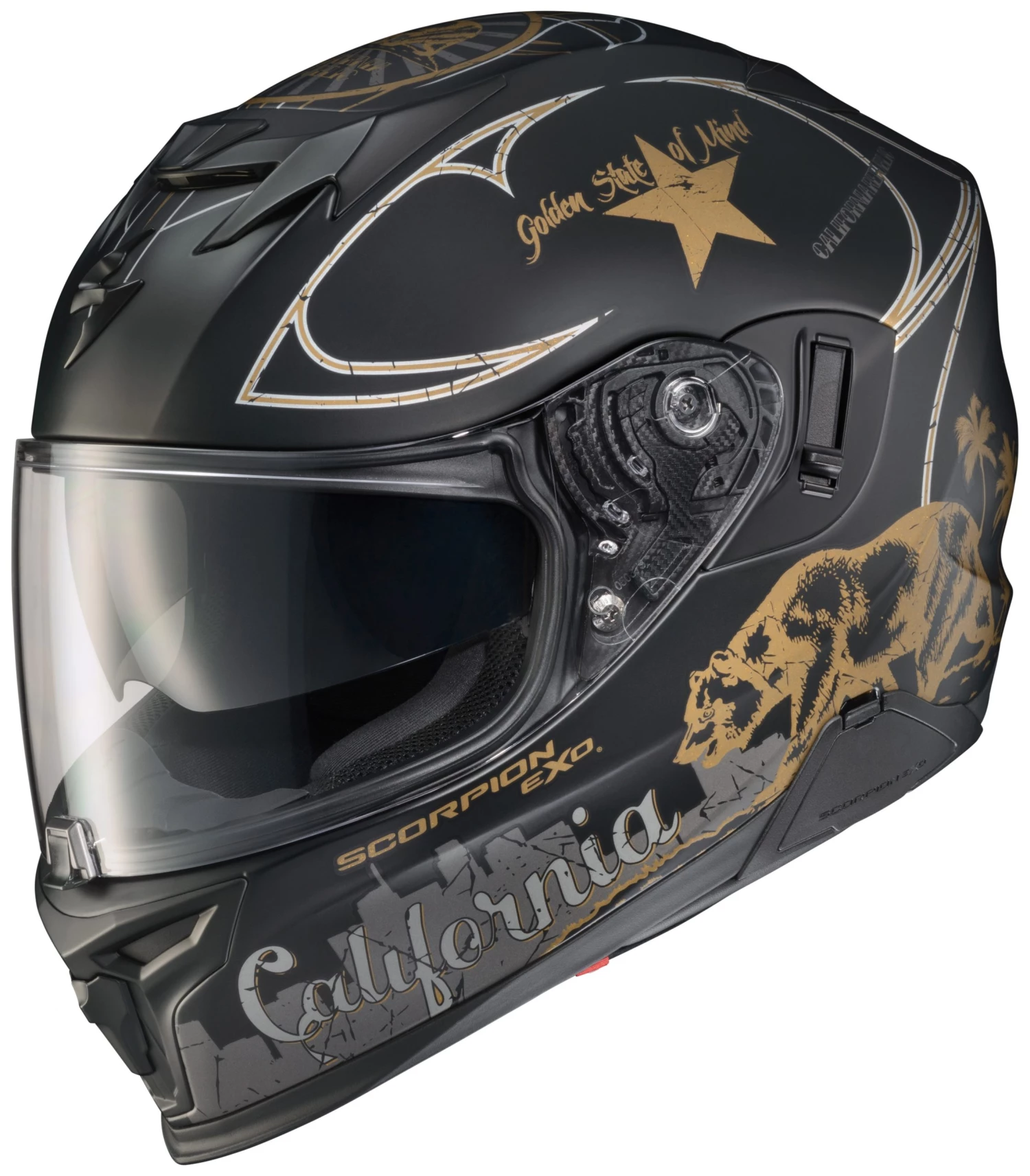 Scorpion EXO-T520 Golden State Helmet 3 Scorpion EXO-T520 Golden State Helmet