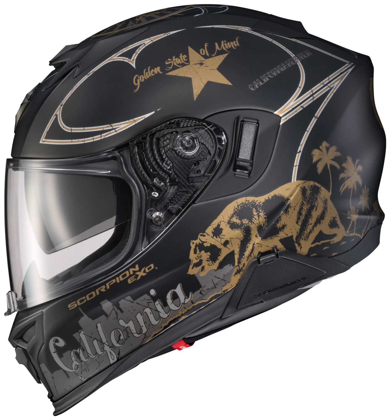 Scorpion EXO-T520 Golden State Helmet 4 Scorpion EXO-T520 Golden State Helmet - Image 2