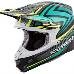 Scorpion EXO VX-R70 Barstow Helmet Teal / XS [Open Box]